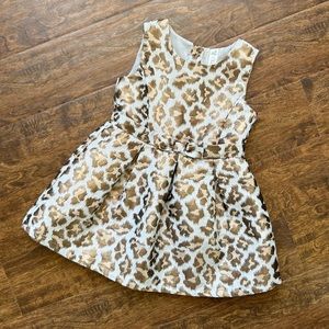 Formal Sparkly Leopard Print Dress